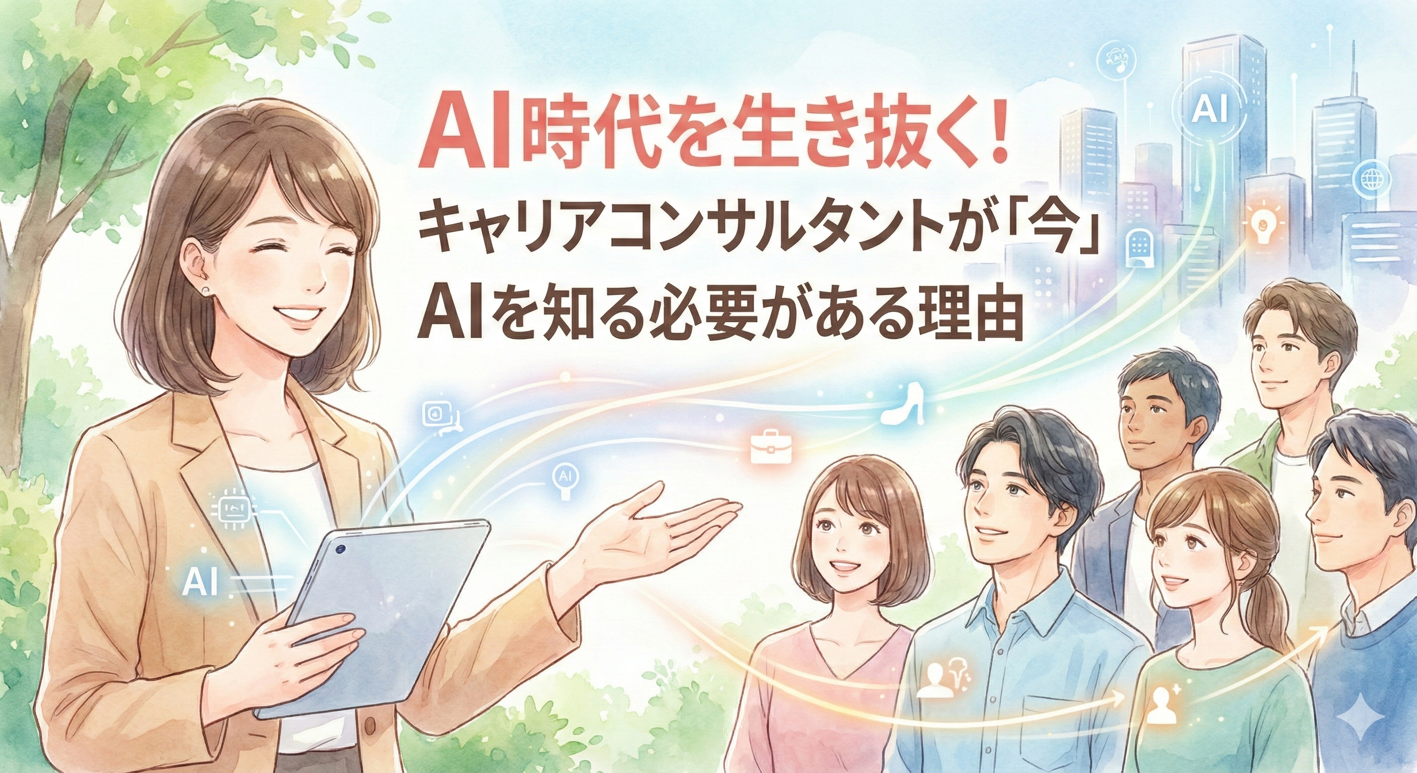 AI時代を生き抜く！キャリアコンサルタントが「今」AIを知る必要がある理由